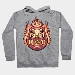 flaming daruma tattoo Hoodie